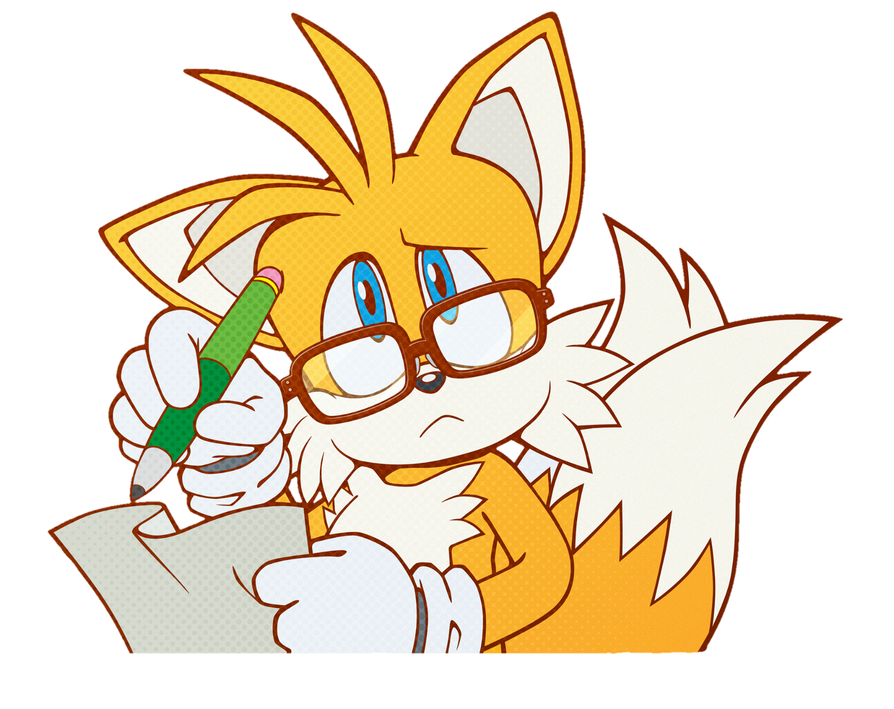 Tails writing